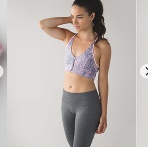 Lululemon Cool To Street BraBanana Leaf Blush Quartz / Blush Quartz size 6